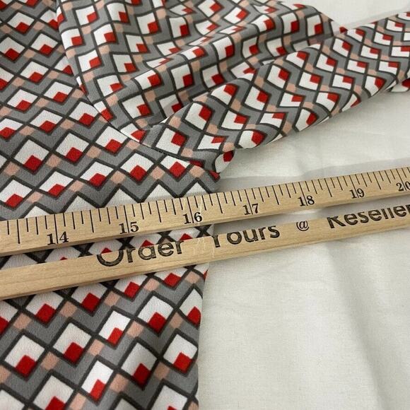 Sophie Max Gray Pink Diamond Pattern Knit Dress Size XS Women's - Picture 8 of 9